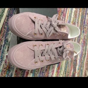 Burnished rose gold lilac converse chuck Taylor
